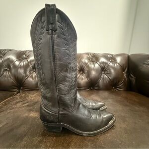Brahma by Canada West Women’s Black Leather Cowboy Boots size 6